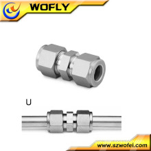 China manufacture Union 1/4 O.D. ss304/ss316 fitting pipe